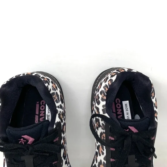 Converse All Star BB EVO Leopard Print Mid Canvas Women's Sneakers Size 172180C - Picture 5 of 10